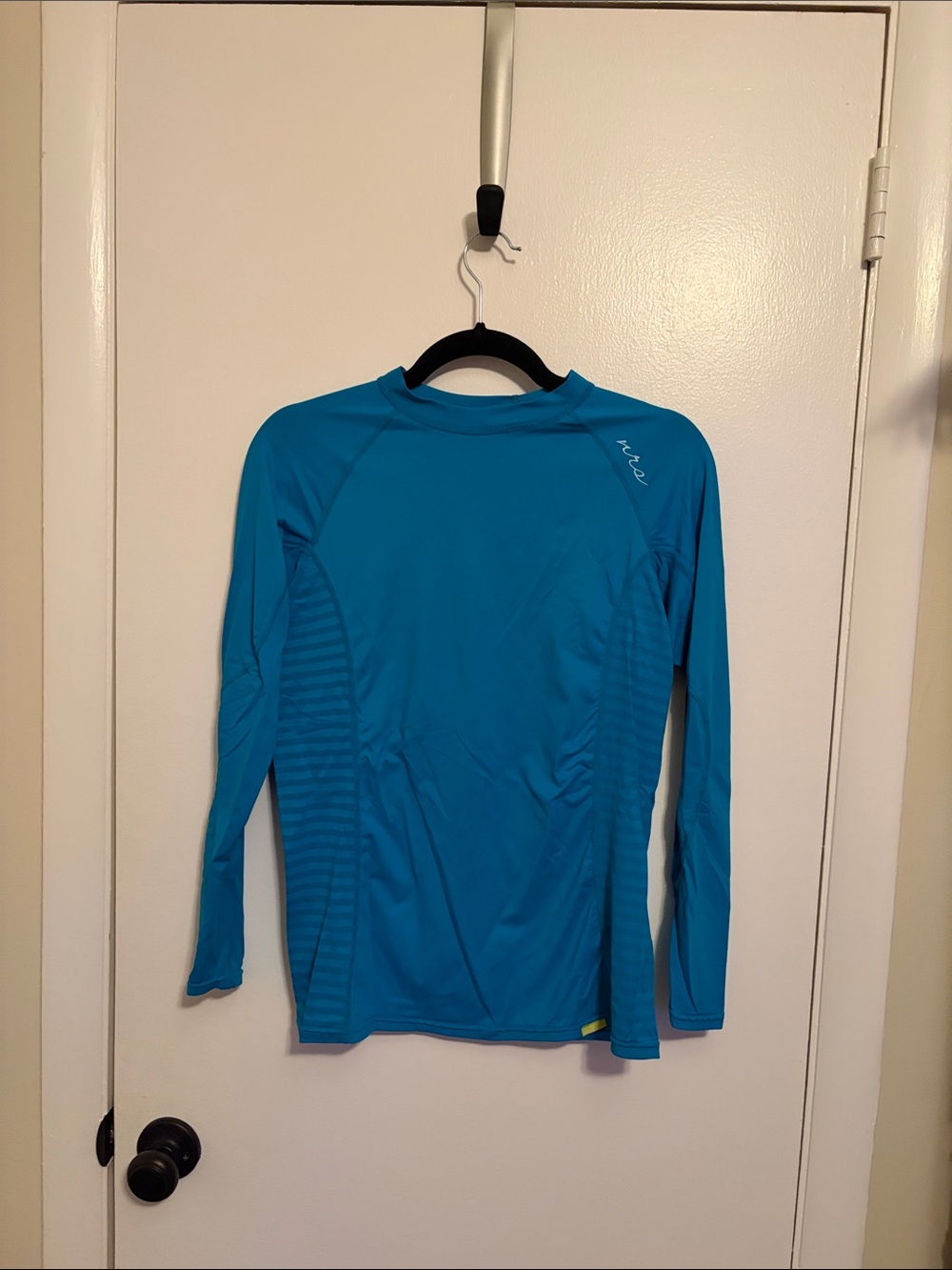 Women's Long-Sleeve Swim rashguard in Teal
